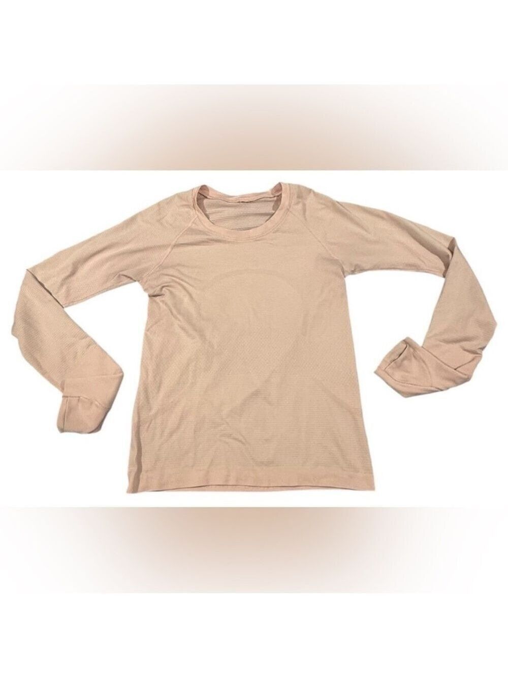 Lululemon Swiftly Tech Long Sleeve Top Sz 8 Pink Thumbholes Essential